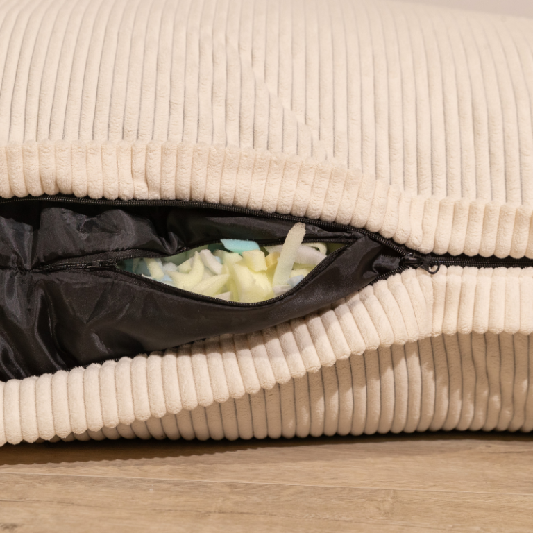 housse pouf carré