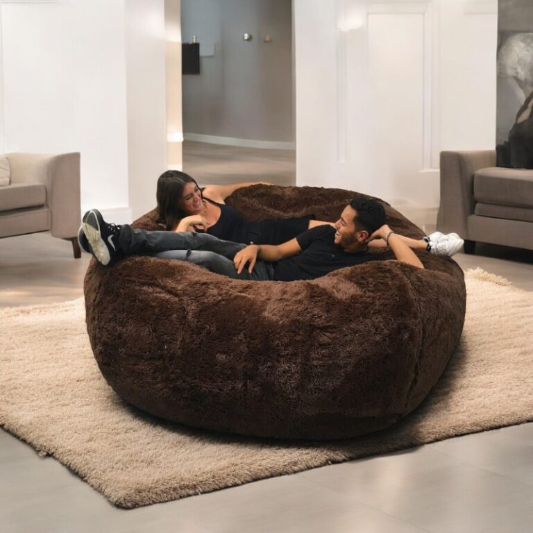pouf géant 2 places au lieu d'un canapé 2 places