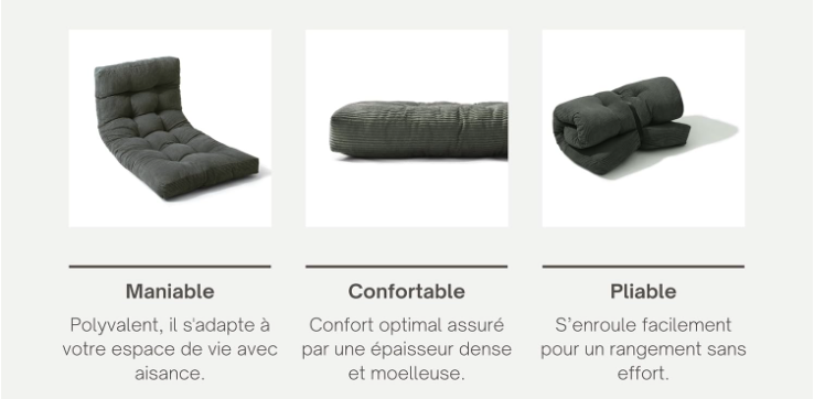 image futon matelas de sol