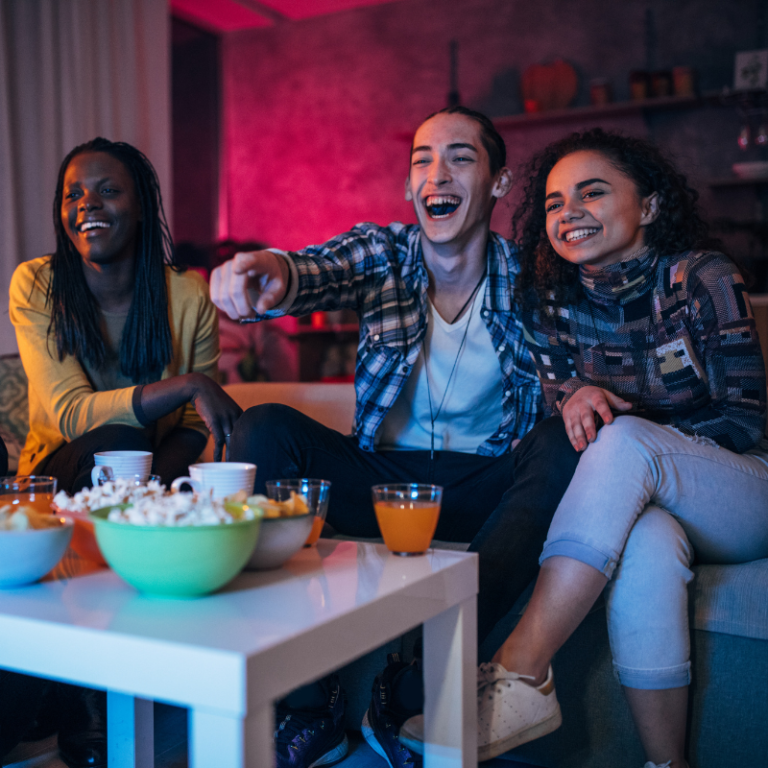 soirée cinéma à la maison