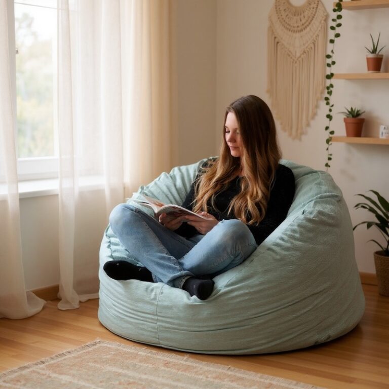 Pouf velours côtelé 100 cm Bananair