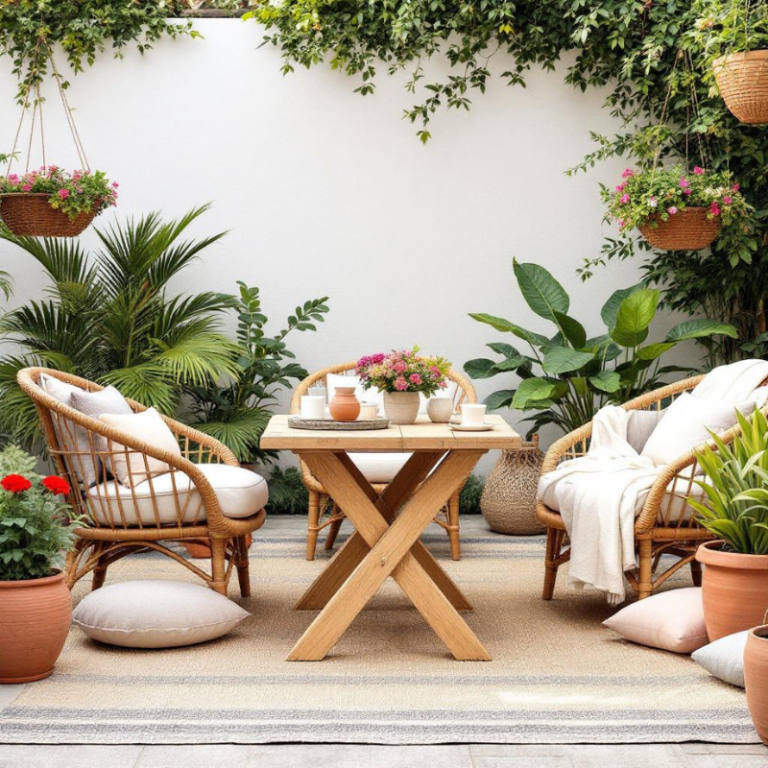 Décoration naturelle à l'extérieur