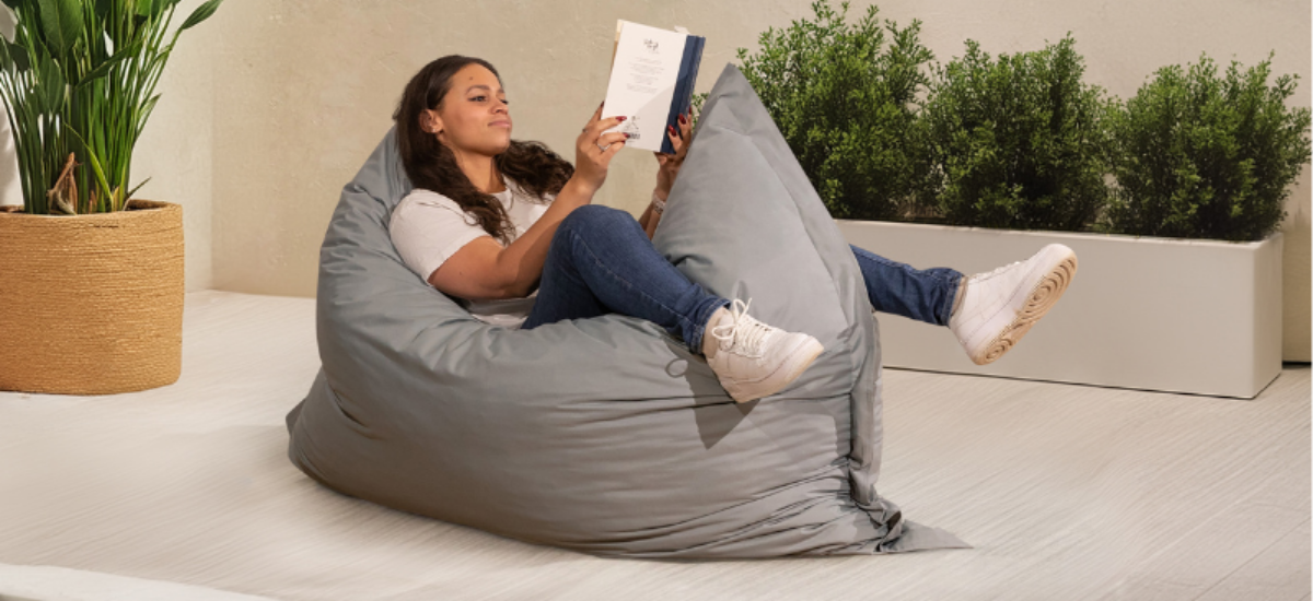 Terrasse pouf extérieur géant
